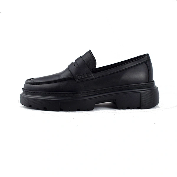 Chaussure pour homme 01-2 noir cuir .........   miniature